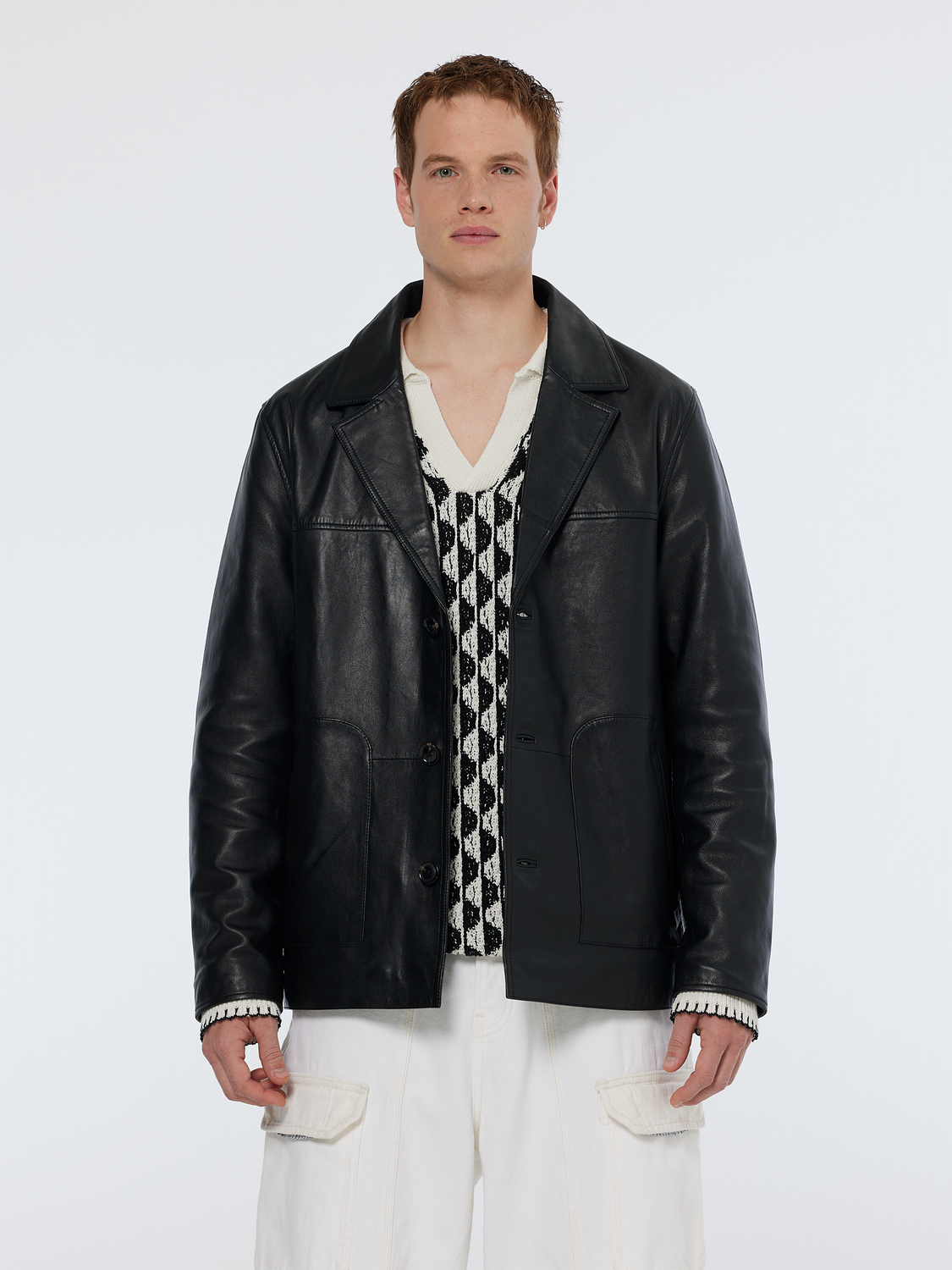 leather dress coats for men Blazer Jacket – Scotch & Soda Size:XX Large (14/16) luxe-knitwear Lovers and Friends Fallon Straight Hemline