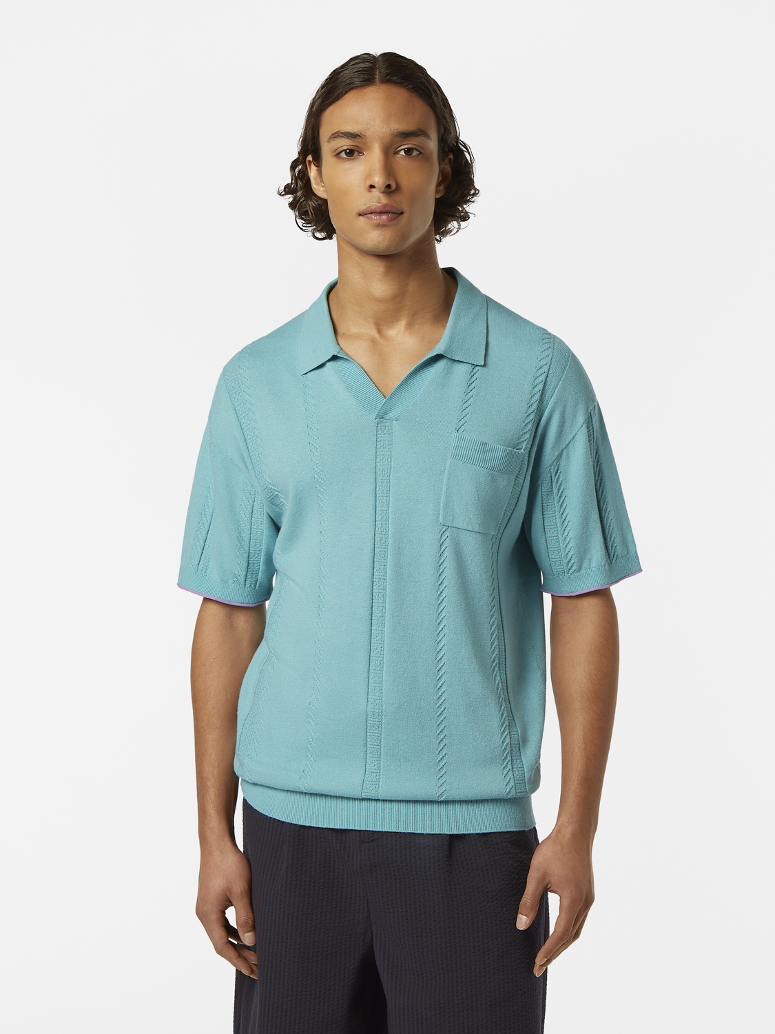 Relaxed Fit Knit Polo– Scotch & Soda