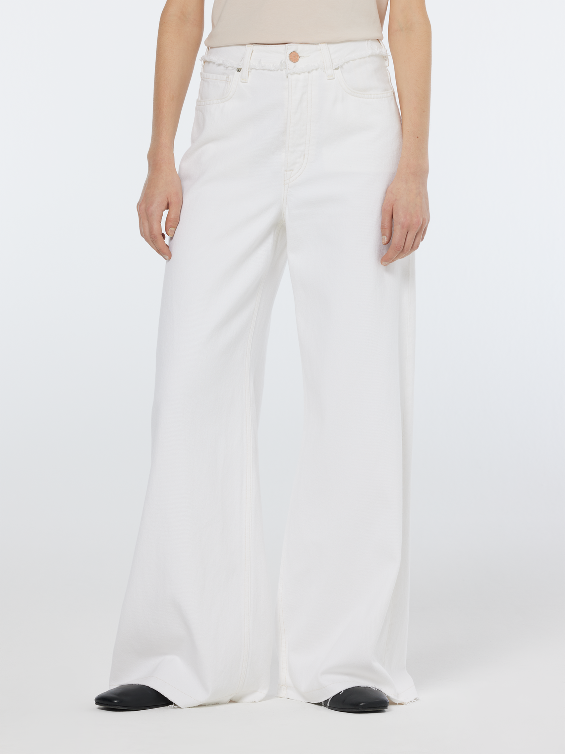 The Wave Wide Leg Jeans | Faded White– Scotch & Soda