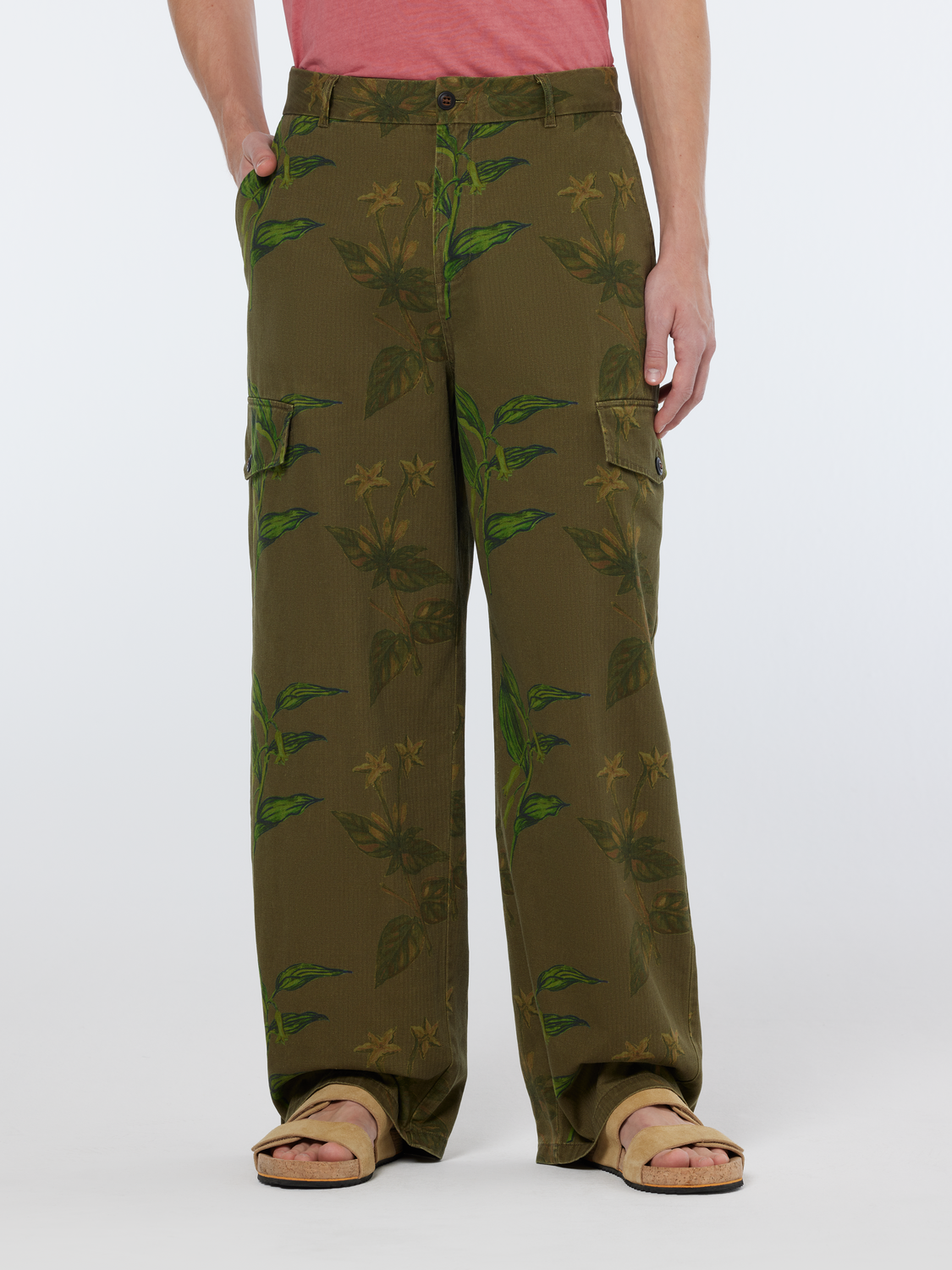 Daze Structured Printed Wide Fit Cargo Pant – Scotch & Soda