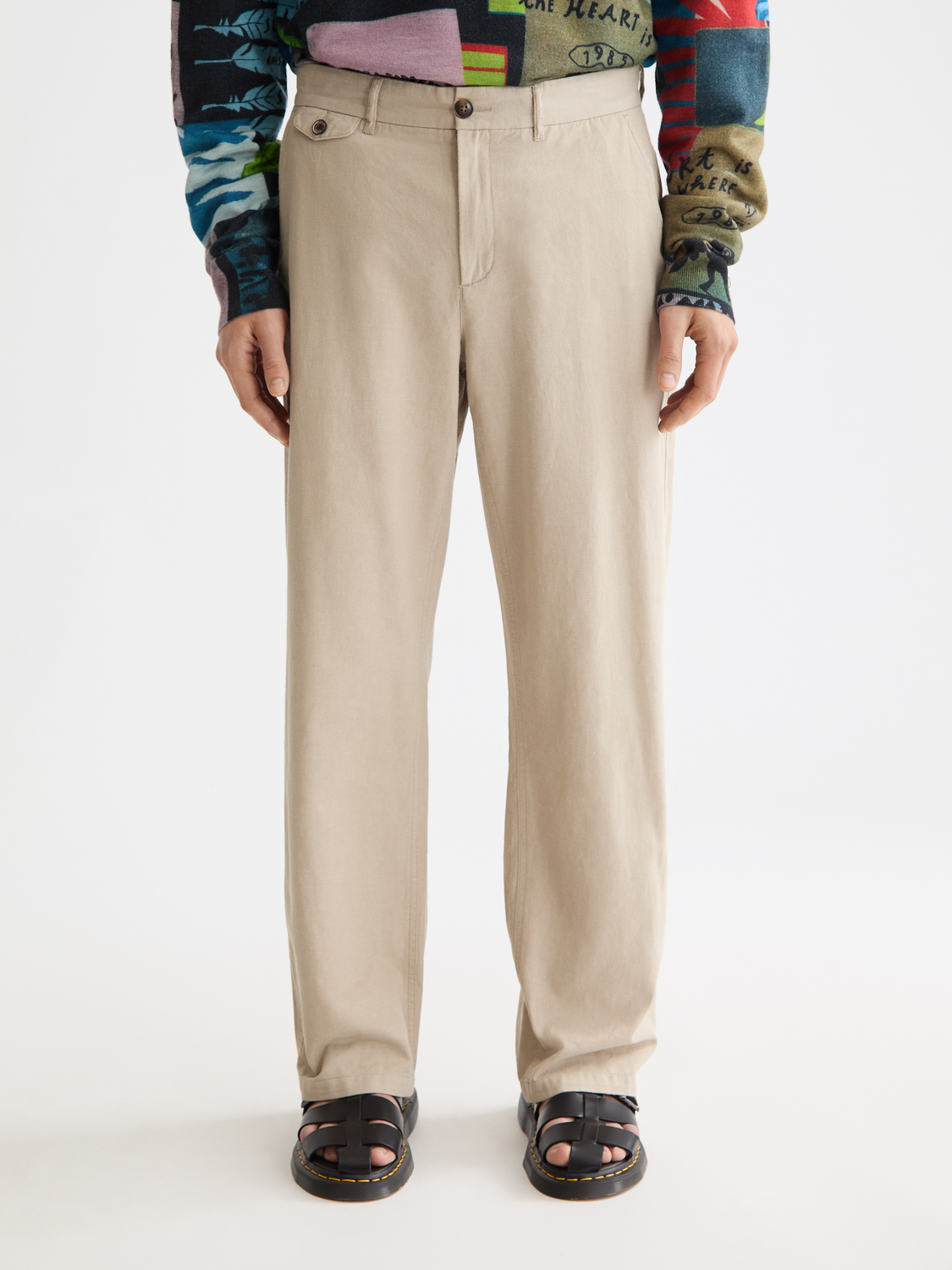 Otis - Relaxed Straight-Fit Cotton Linen Twill Chino – Scotch & Soda