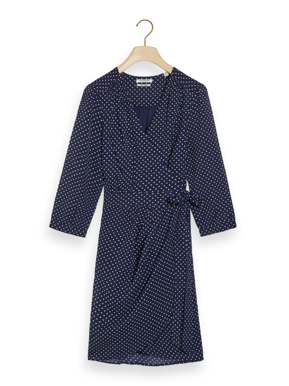 Polka Navy Blue