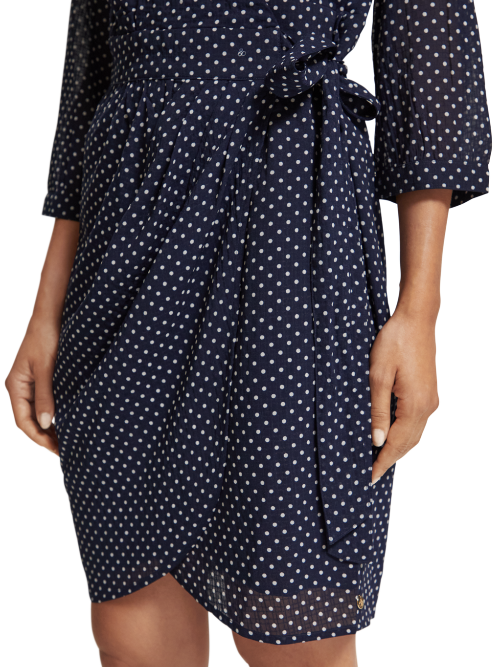 Polka Navy Blue