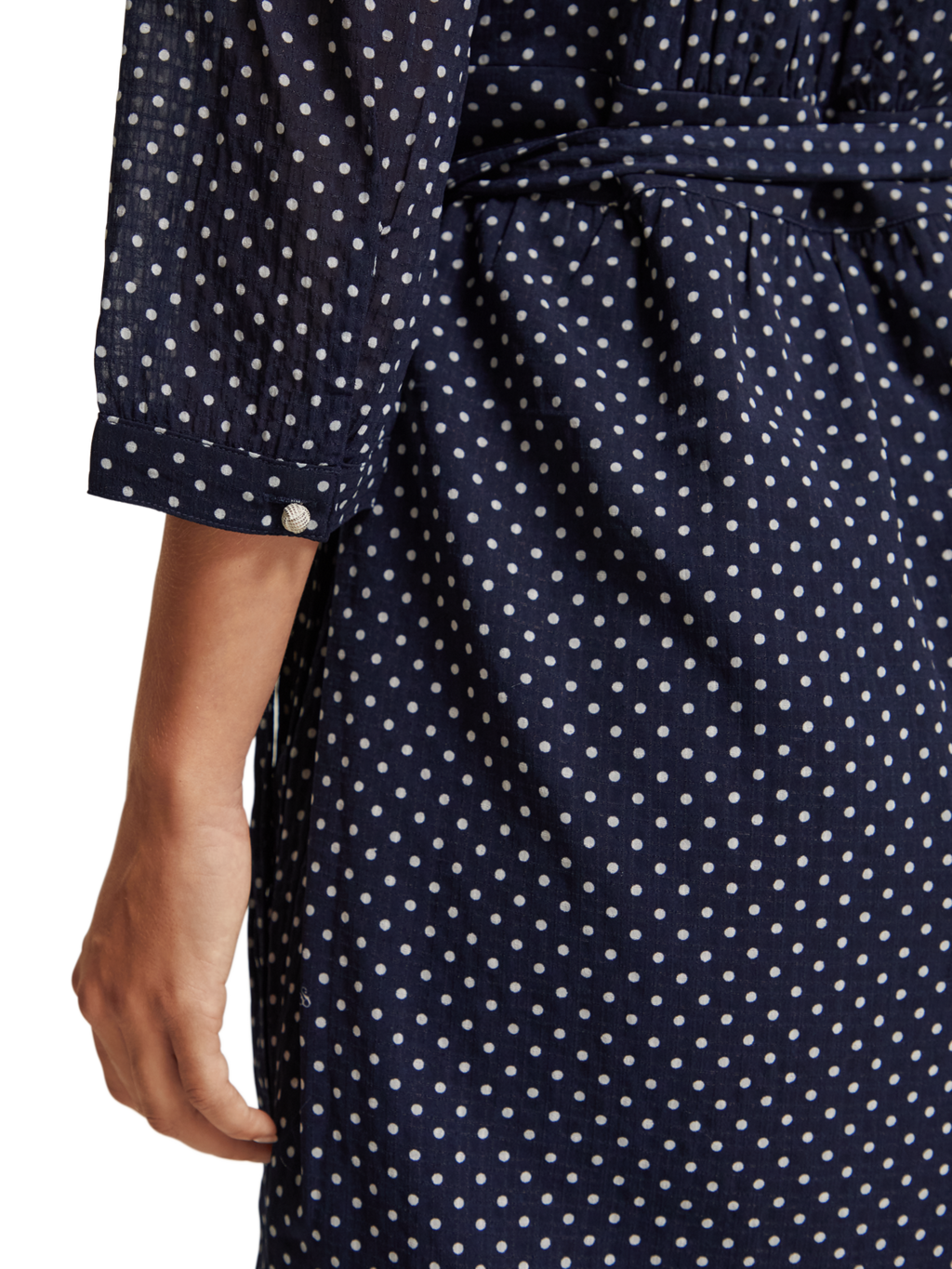 Polka Navy Blue