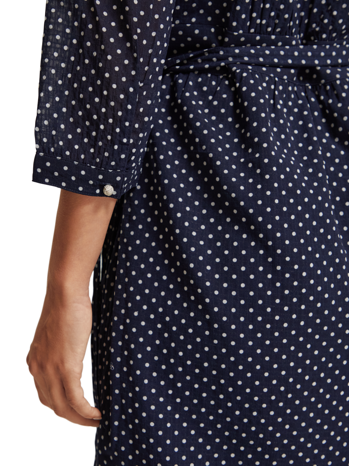Polka Navy Blue
