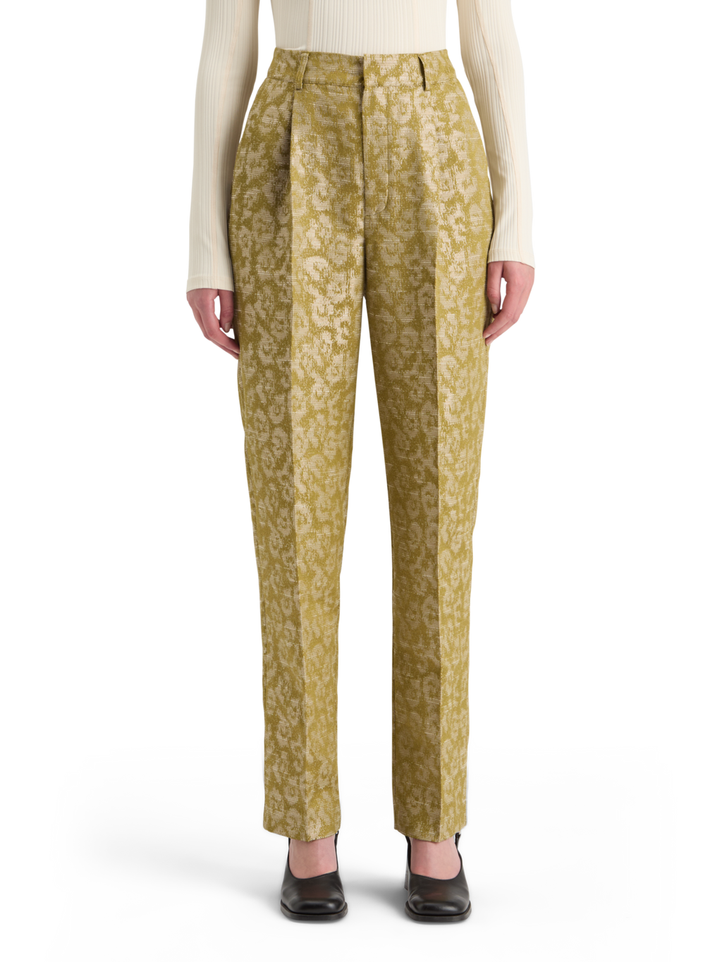 Robyn Ikat Leopard Relaxed Tapered Pant