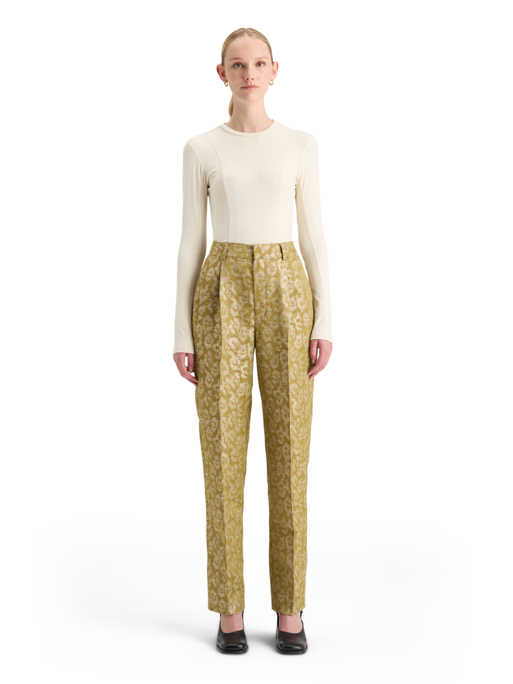 Robyn Ikat Leopard Relaxed Tapered Pant