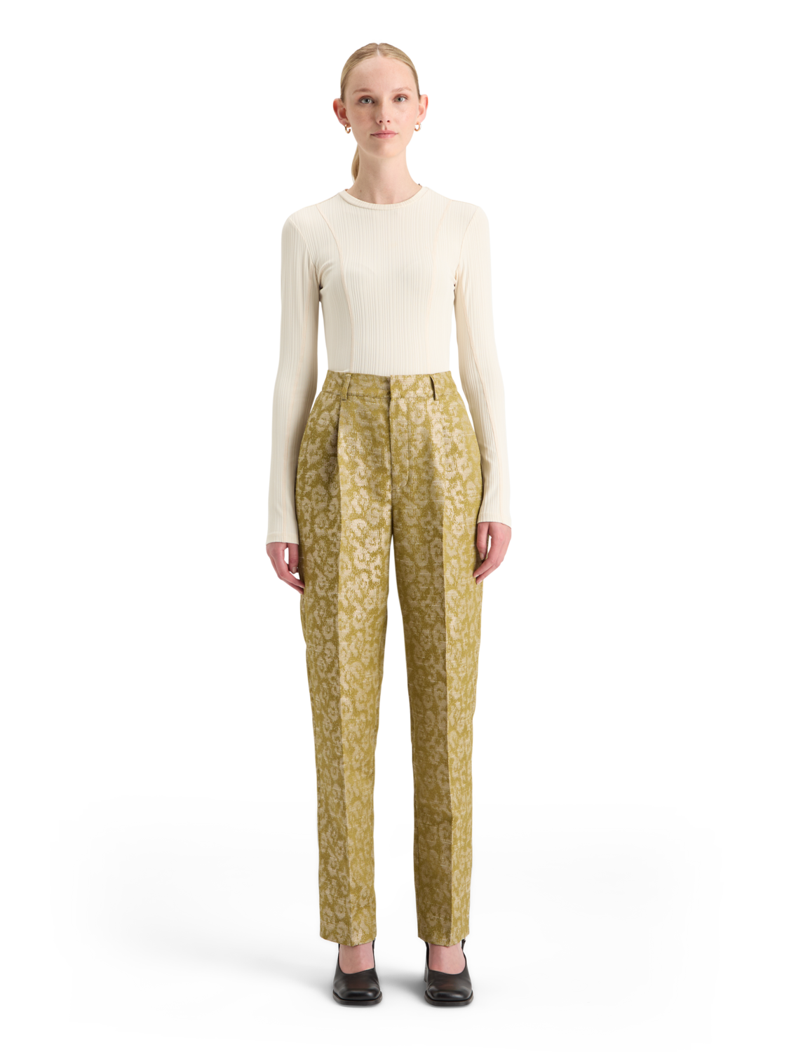 Robyn Ikat Leopard Relaxed Tapered Pant
