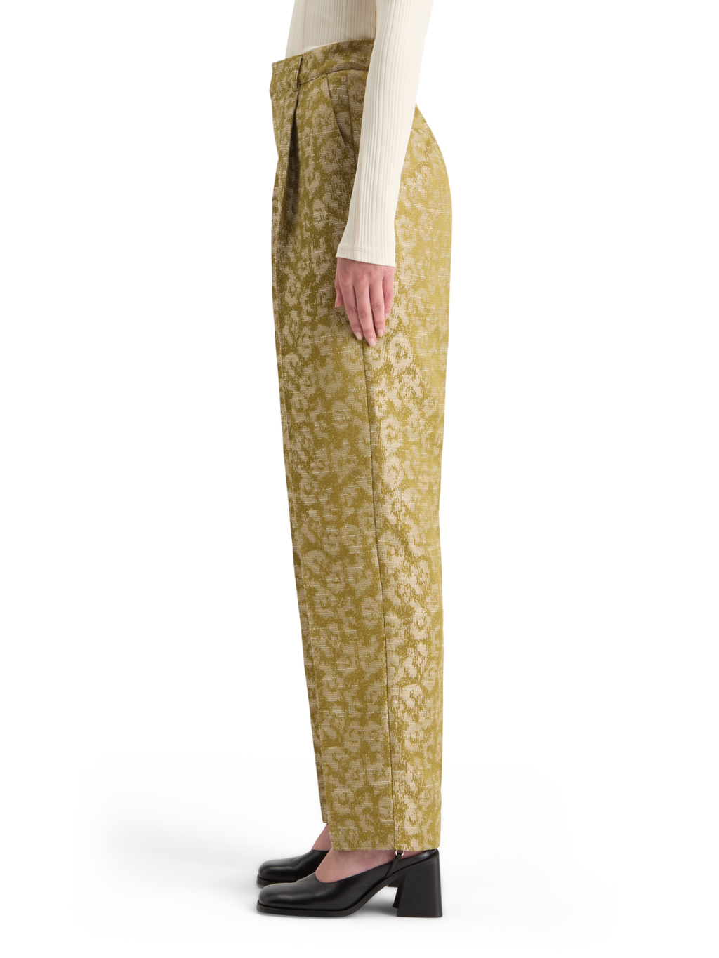 Robyn Ikat Leopard Relaxed Tapered Pant