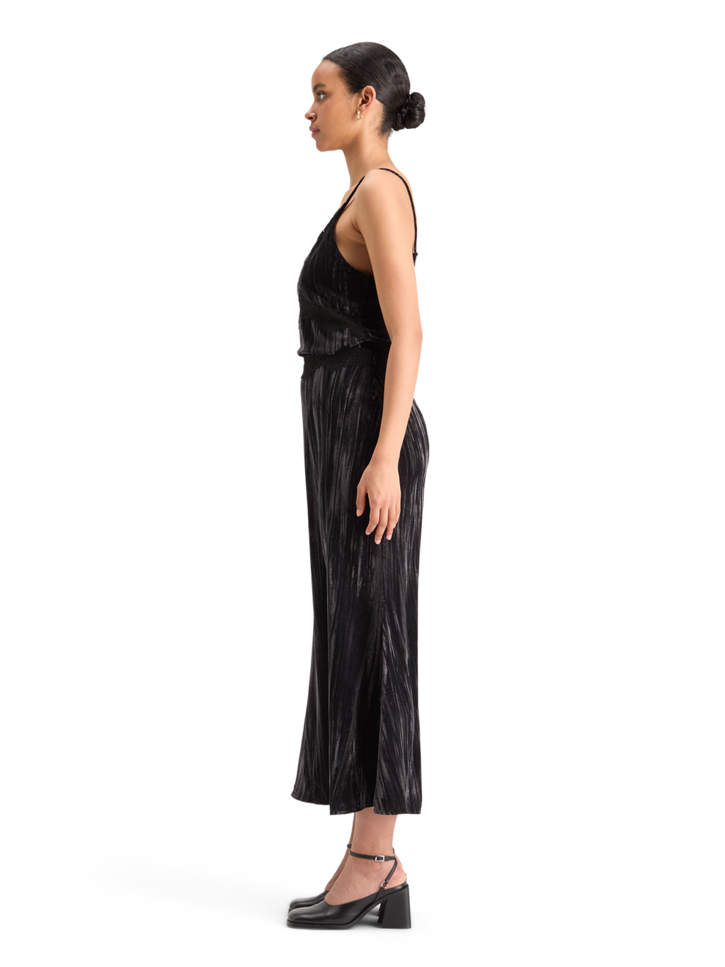 Velvet Midi Skirt