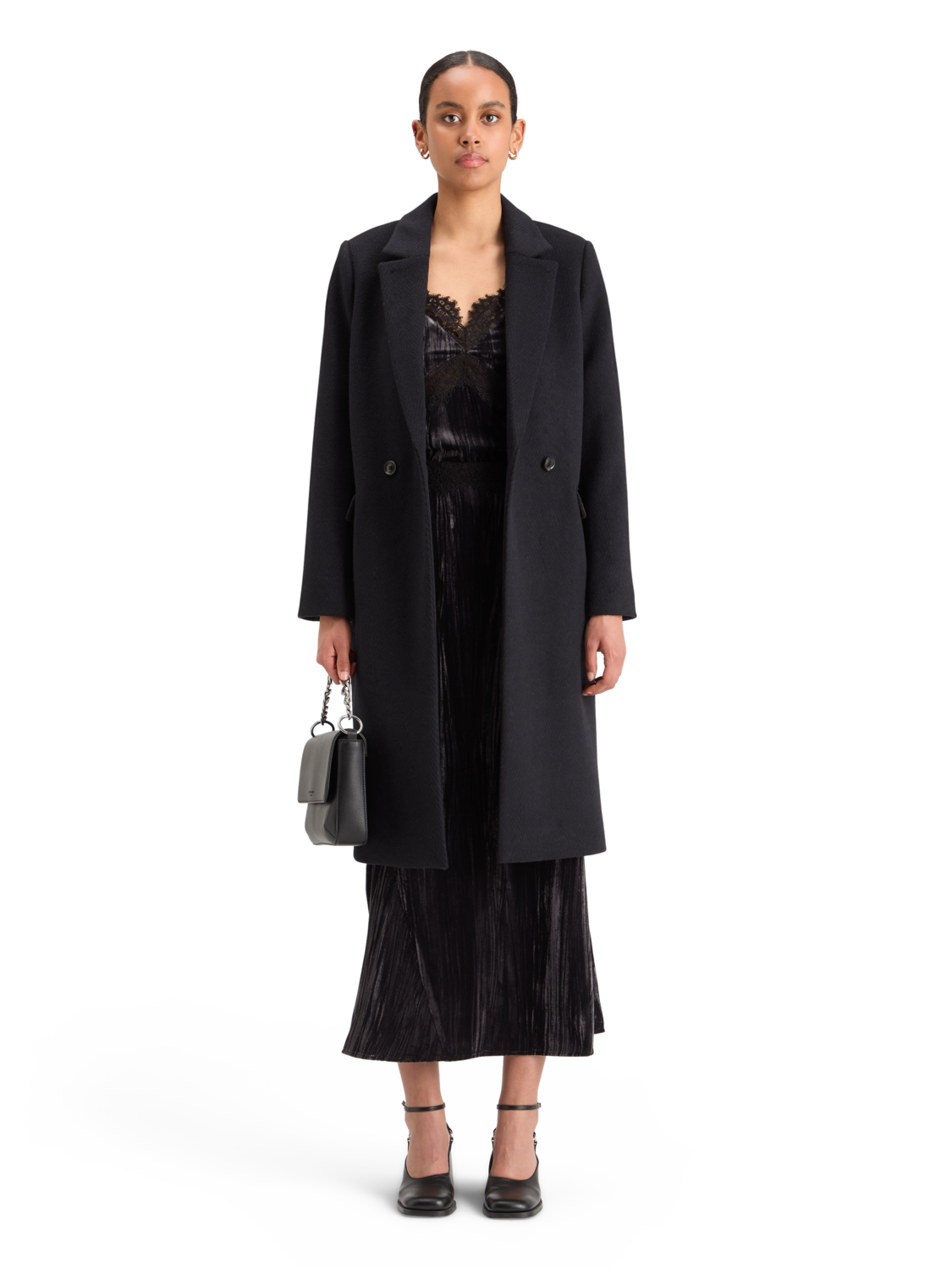 Velvet Midi Skirt
