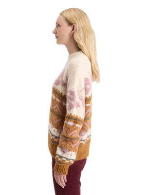 Metallic Fair Isle Pullover