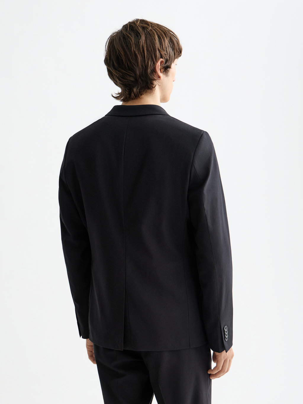 Core - Blazer en laine froide non doublé à revers pointus