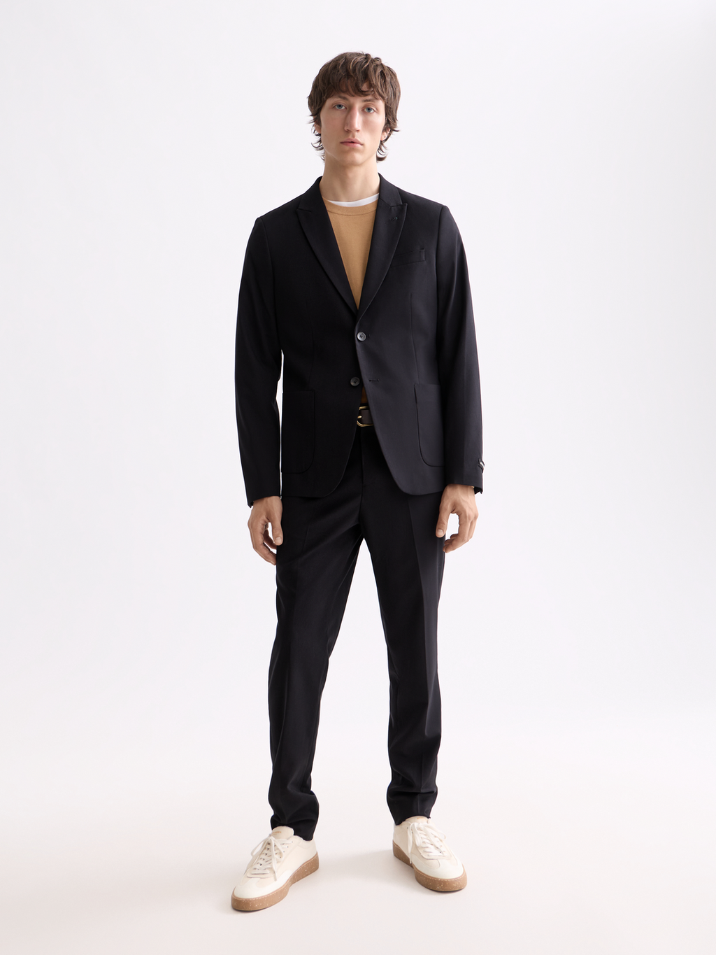 Core - Blazer en laine froide non doublé à revers pointus