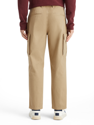 Tapered Cotton-Twill Cargo Pant