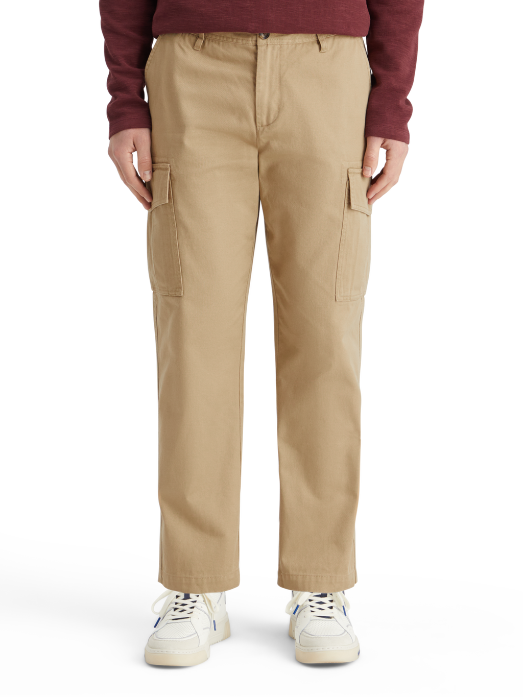 Tapered Cotton-Twill Cargo Pant