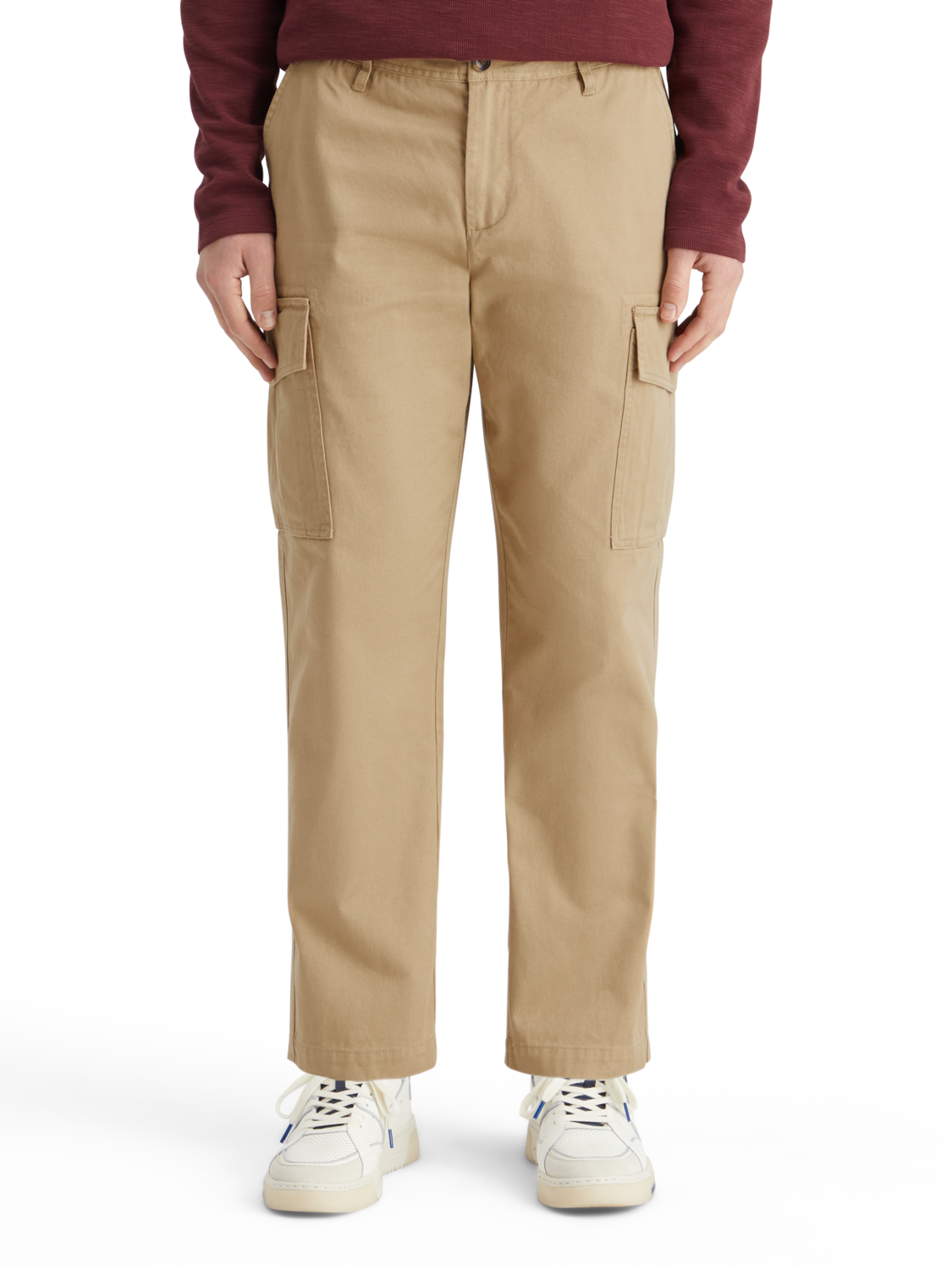 Tapered Cotton-Twill Cargo Pant