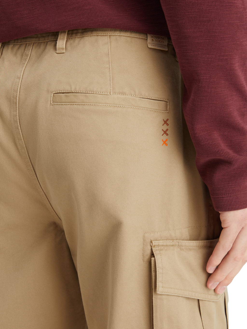 Tapered Cotton-Twill Cargo Pant