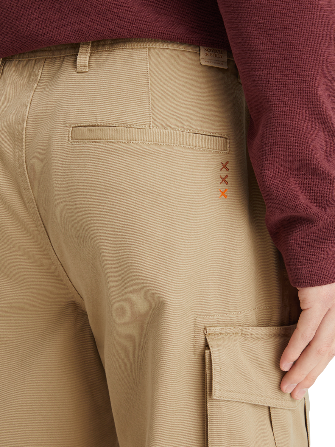 Tapered Cotton-Twill Cargo Pant