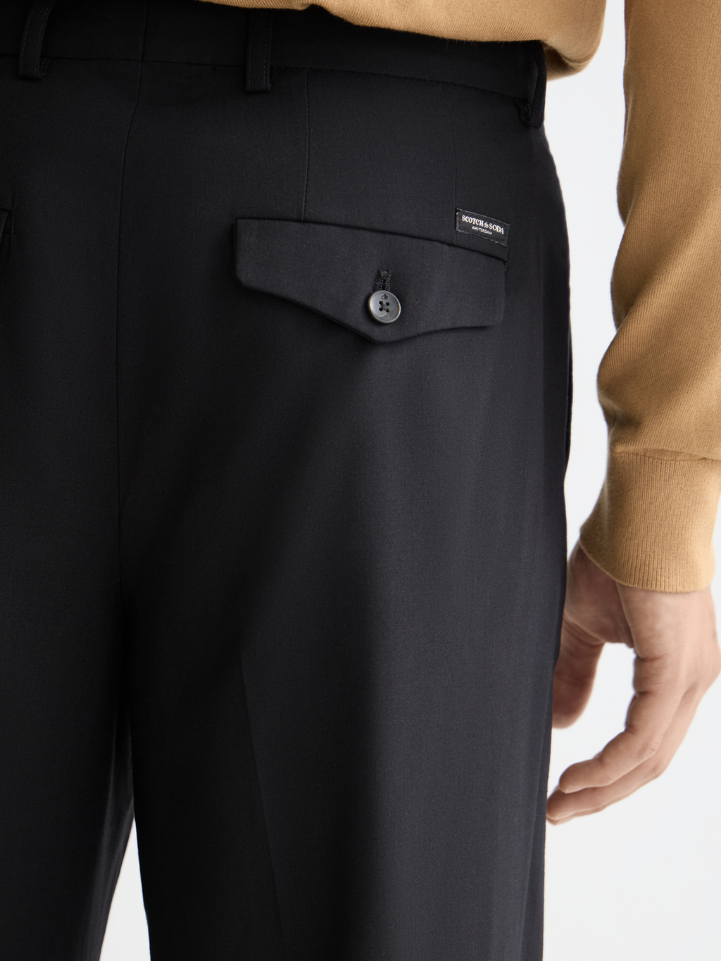 Core Relaxed Straight Fit Cool-Wool Blend Chino