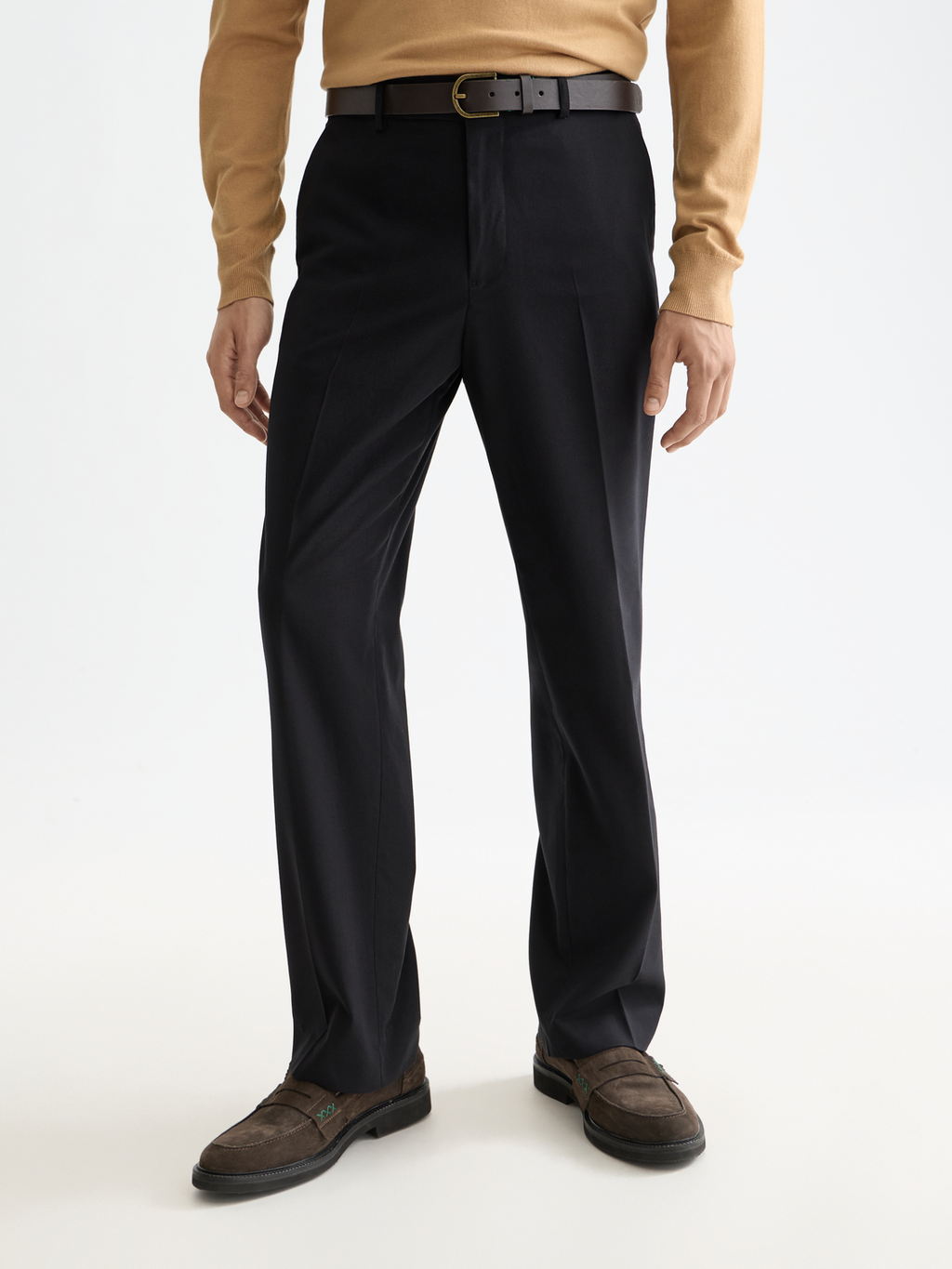 Core Relaxed Straight Fit Cool-Wool Blend Chino