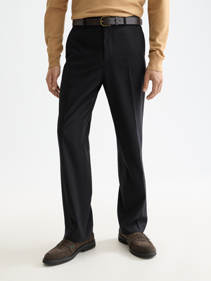 Essentials —  Relaxed Straight Fit Cool-Wool Blend Chino