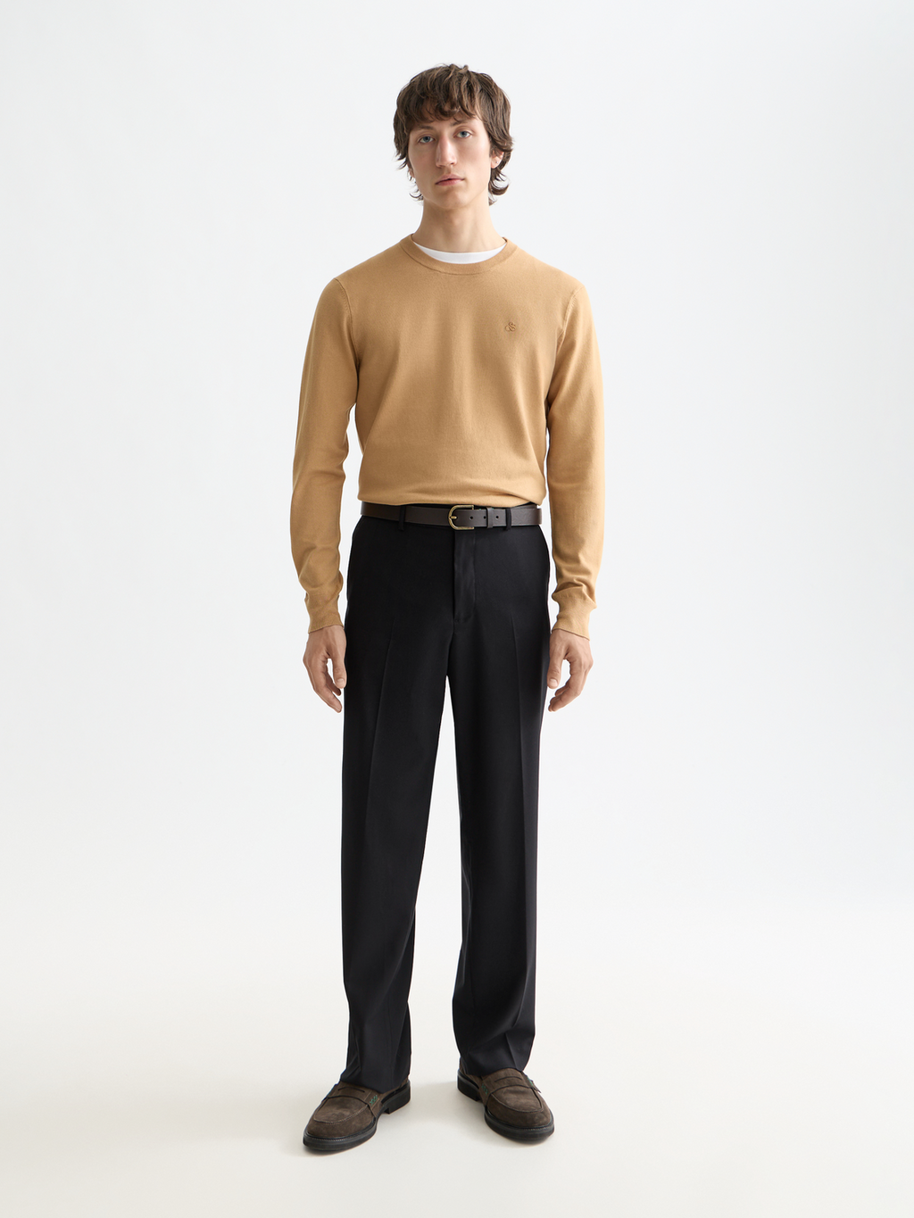 Core Relaxed Straight Fit Cool-Wool Blend Chino
