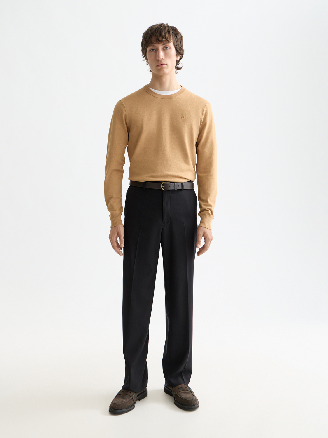 Core Relaxed Straight Fit Cool-Wool Blend Chino
