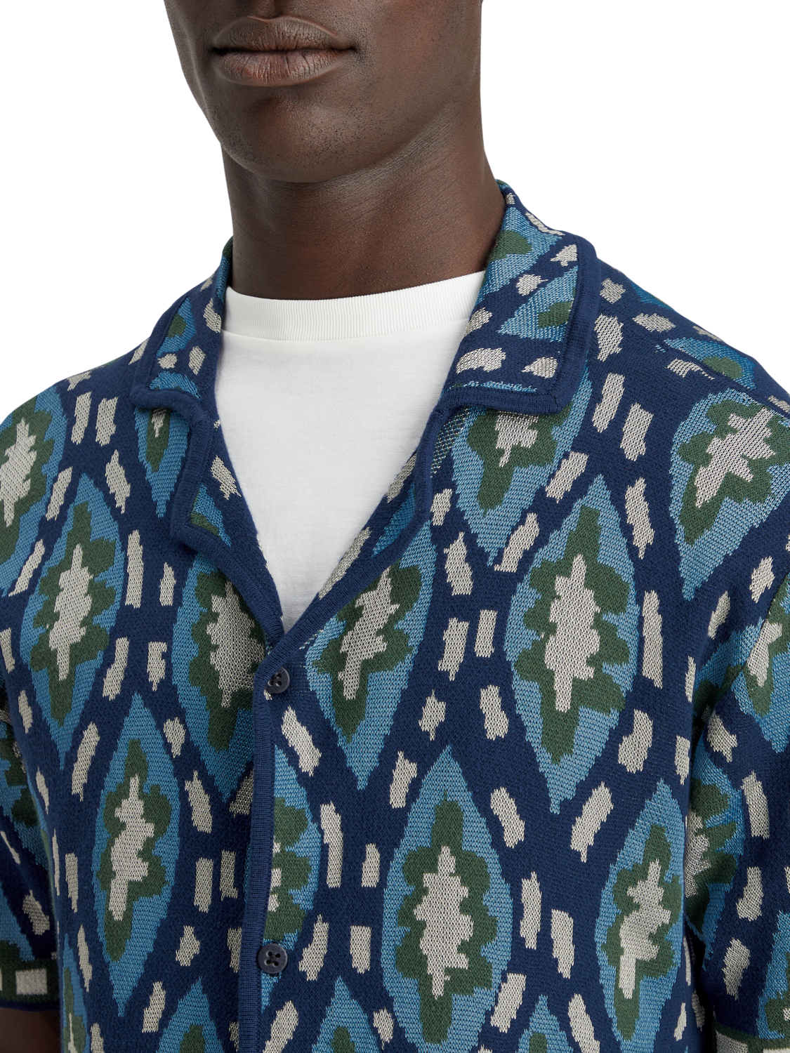Jacquard Knit Shirt