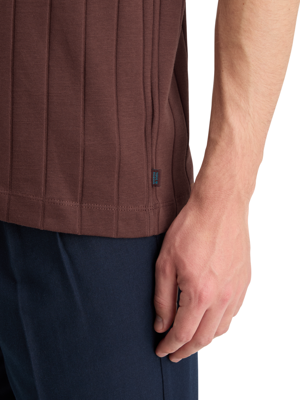 Rib Knit Polo