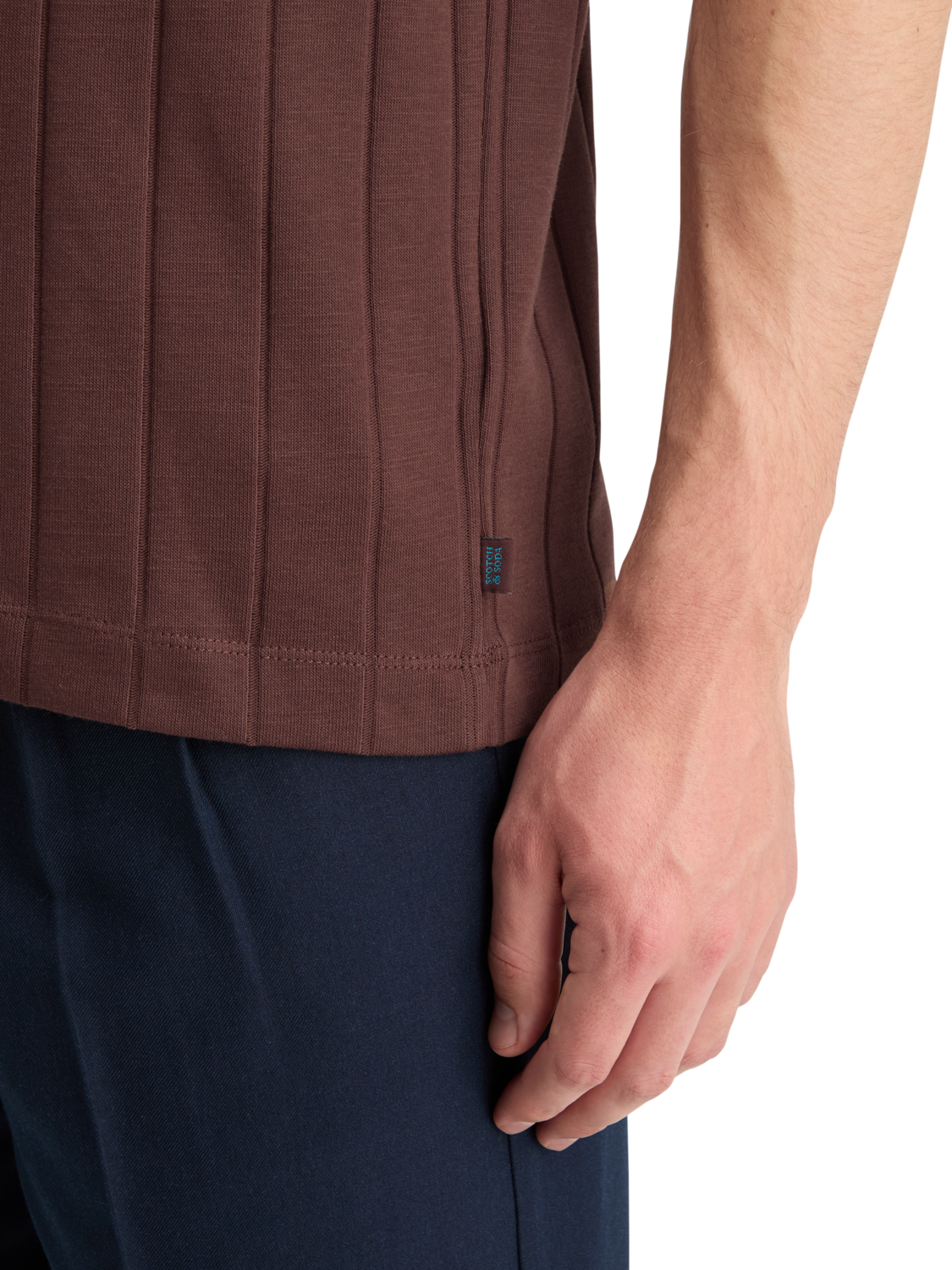 Rib Knit Polo
