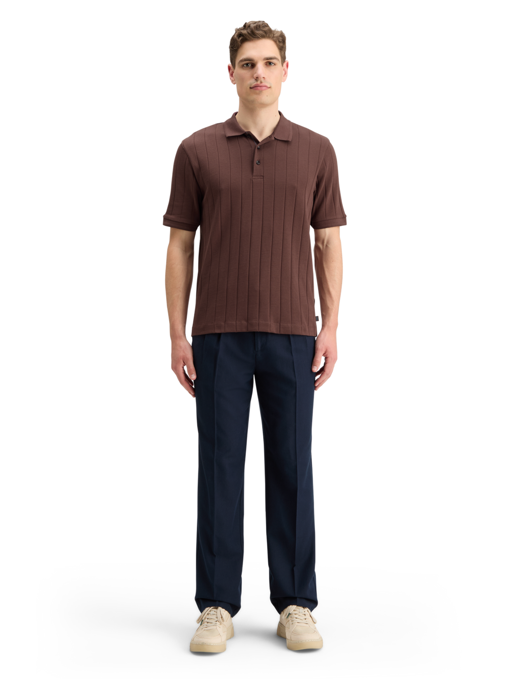 Rib Knit Polo