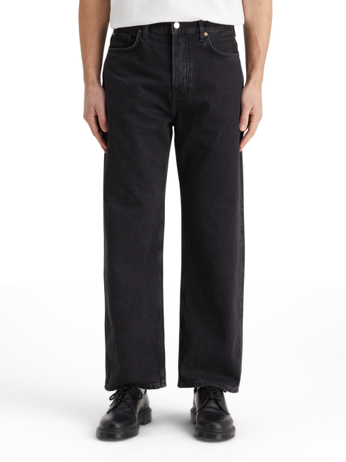 Essentials — The Pitch Loose Fit Jeans | Black Buzz