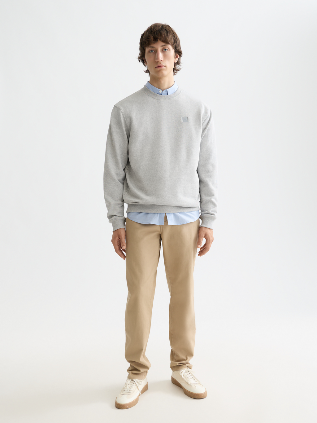 Nos Stuart Cotton-Blend Twill Chino