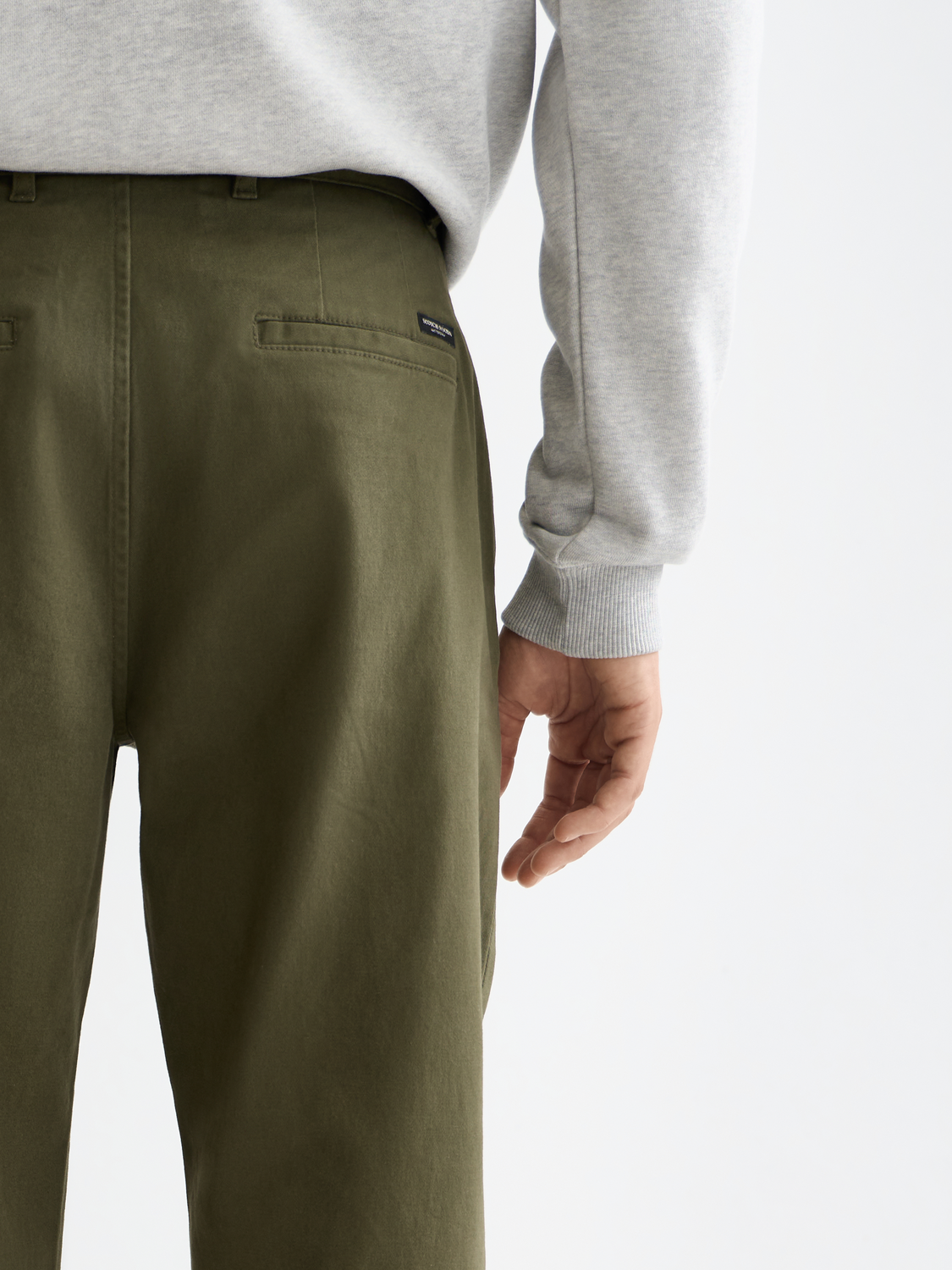 Nos Stuart Cotton-Blend Twill Chino