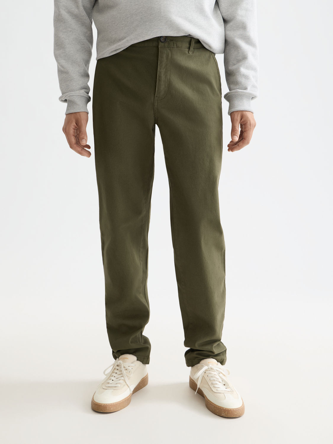 Nos Stuart Cotton-Blend Twill Chino