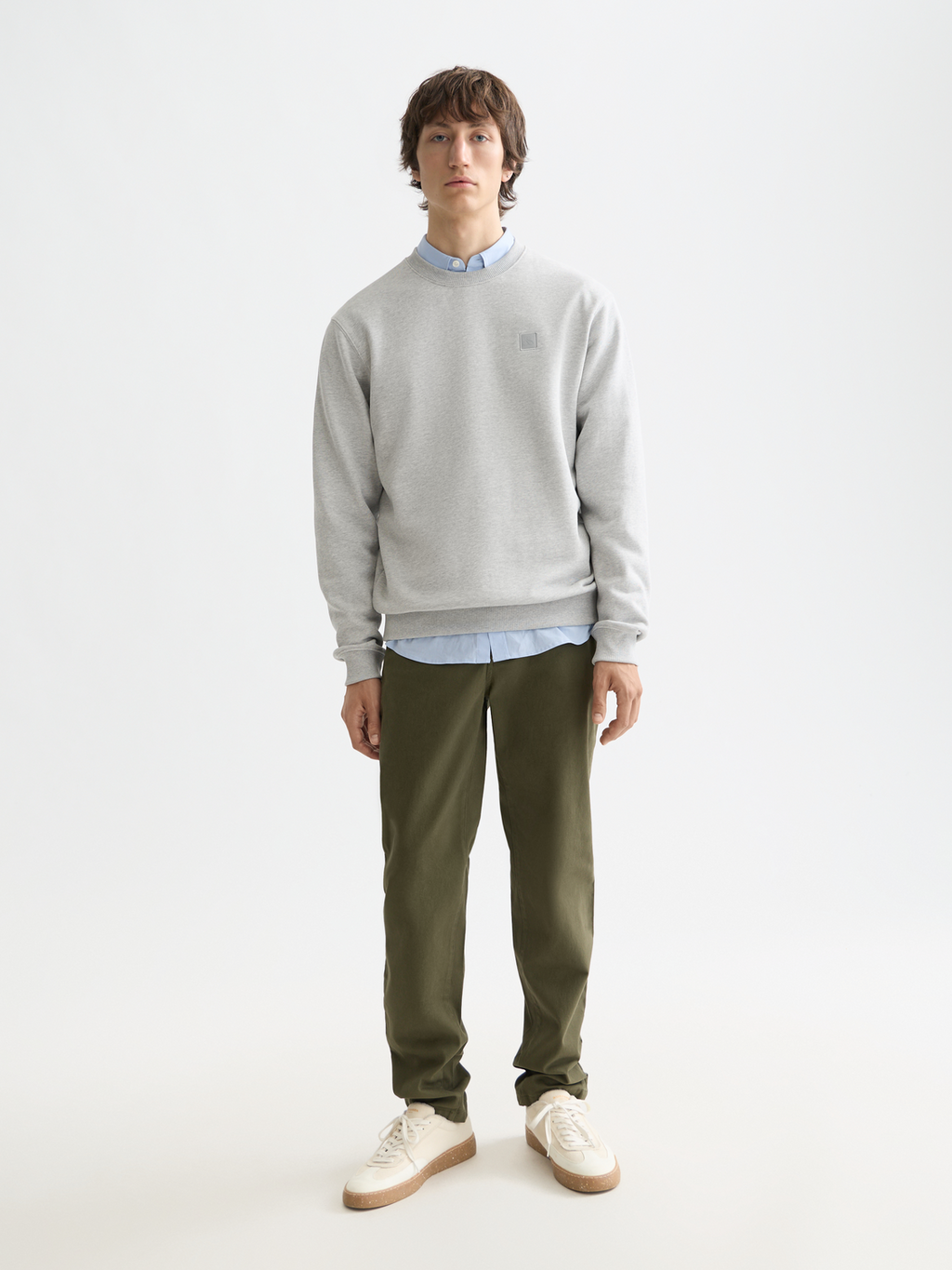 Nos Stuart Cotton-Blend Twill Chino