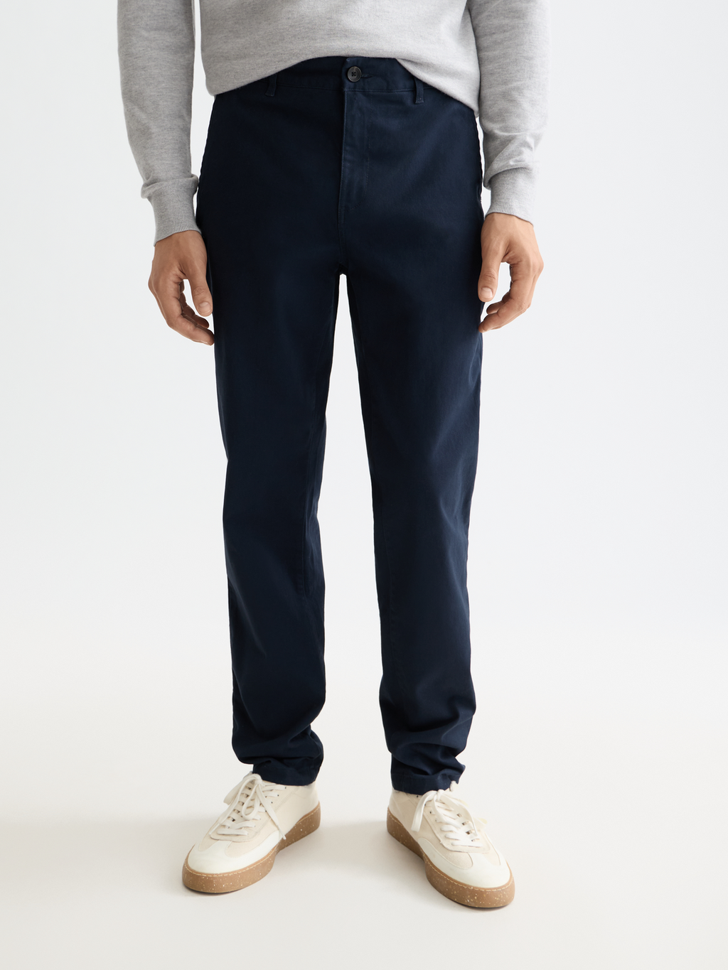 Nos Stuart Cotton-Blend Twill Chino