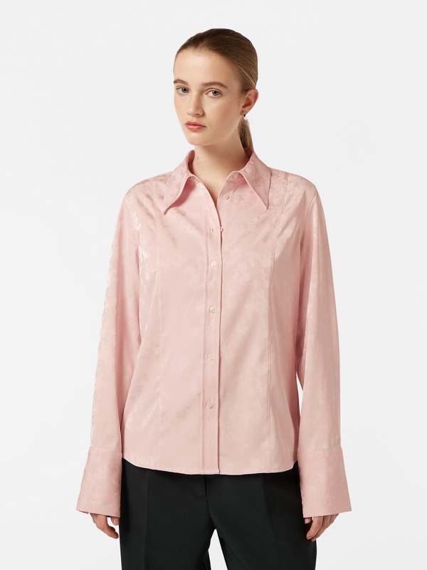 Satin Jacquard Shirt