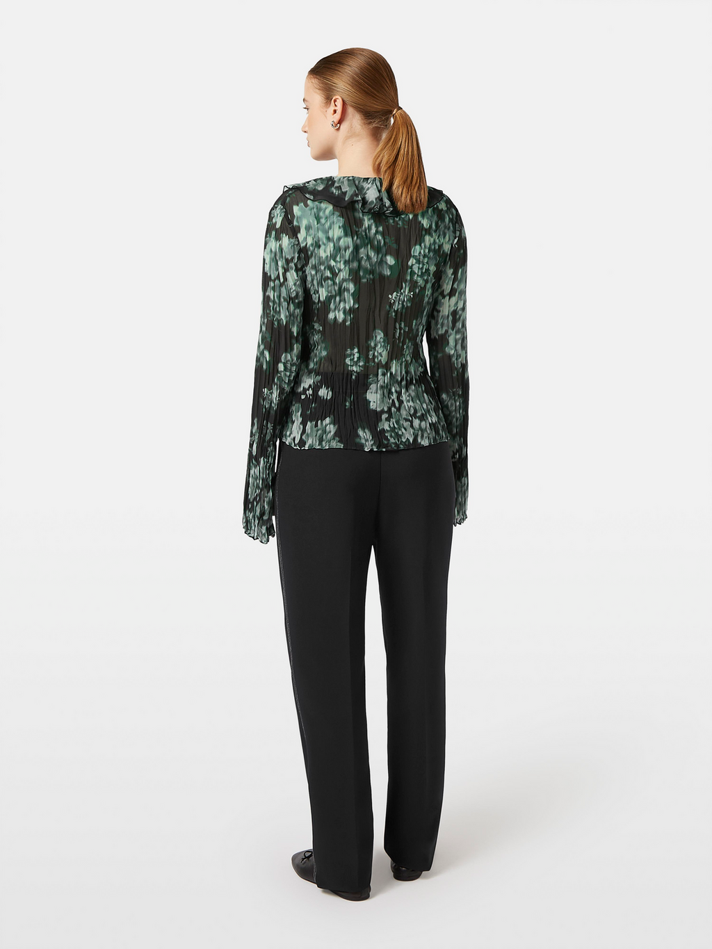 Floral Printed Ruffle Top