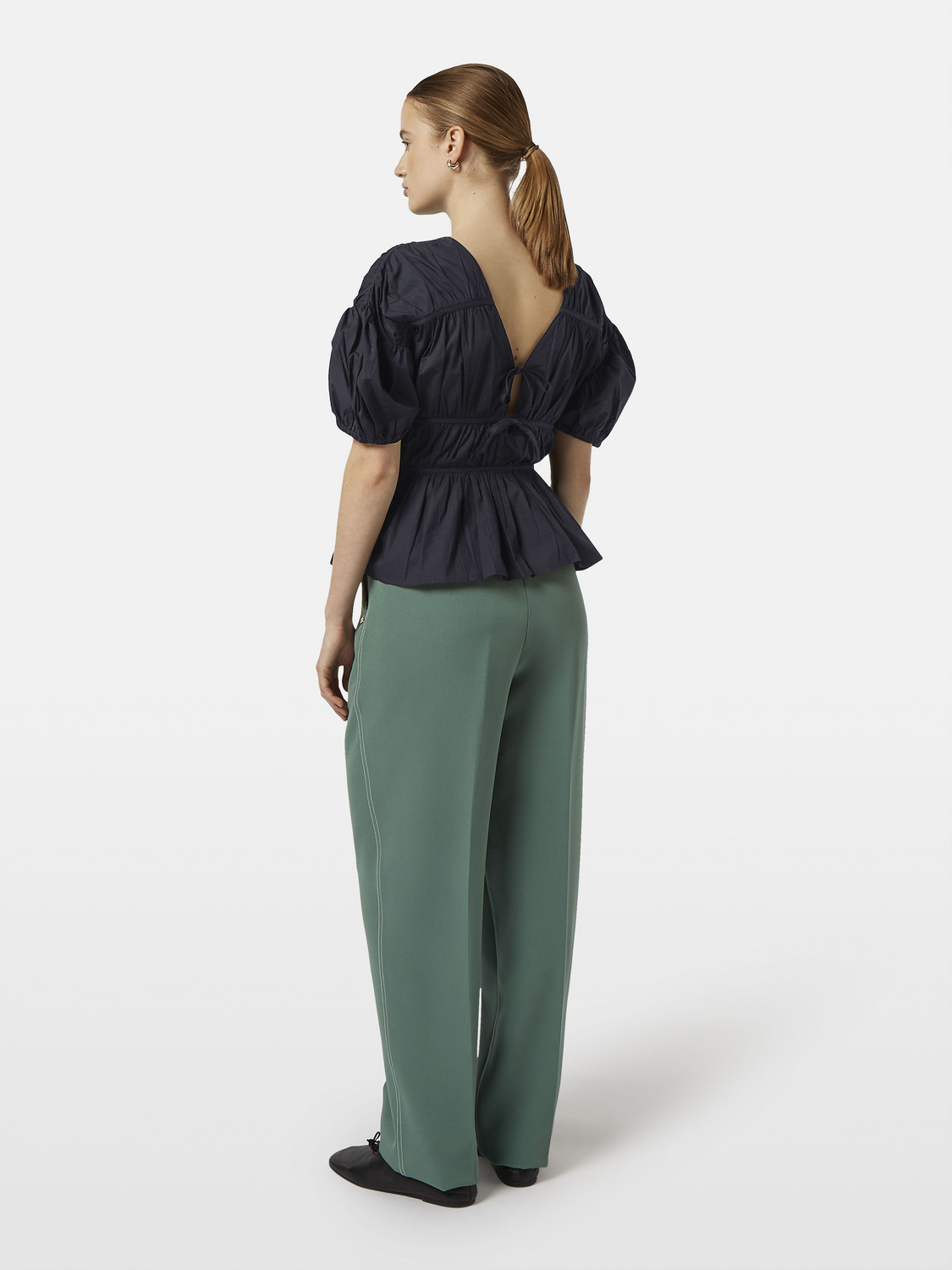Gathered Cotton Top
