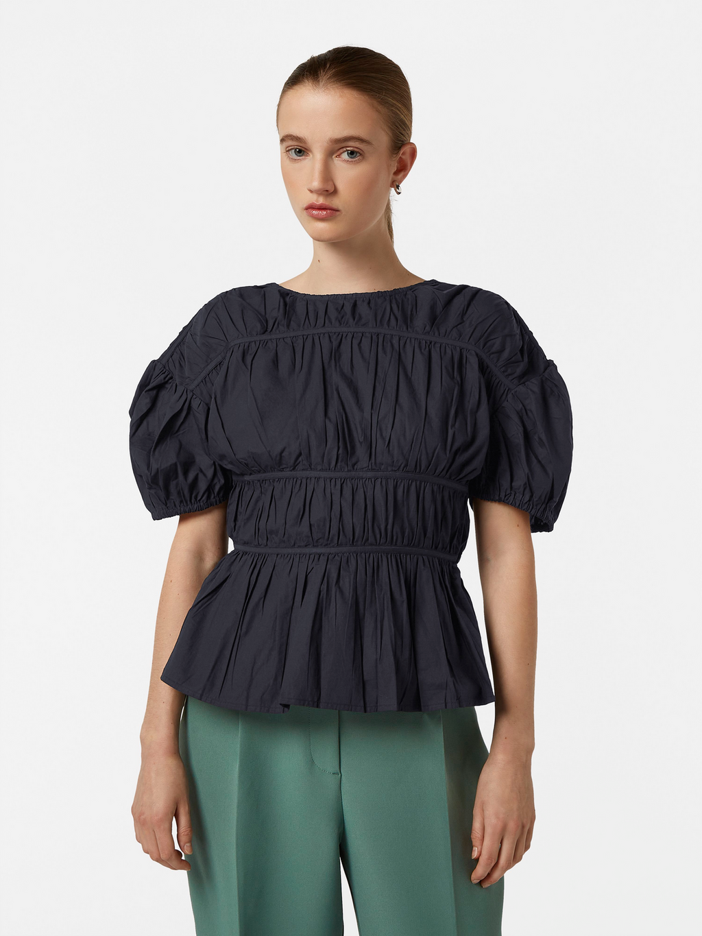 Gathered Cotton Top