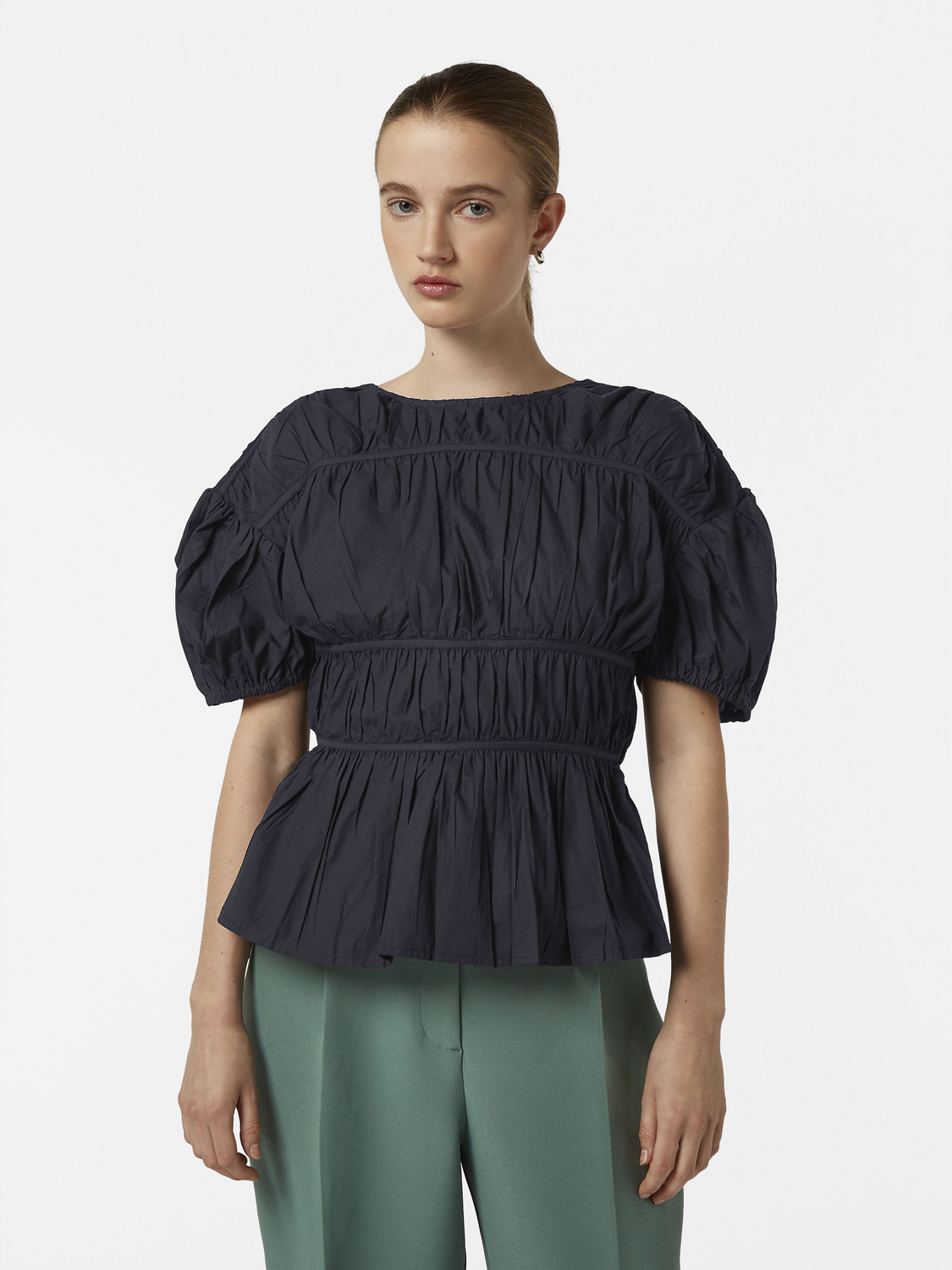Gathered Cotton Top