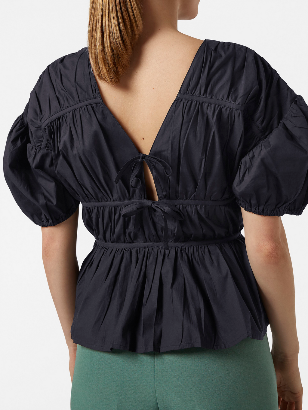 Gathered Cotton Top
