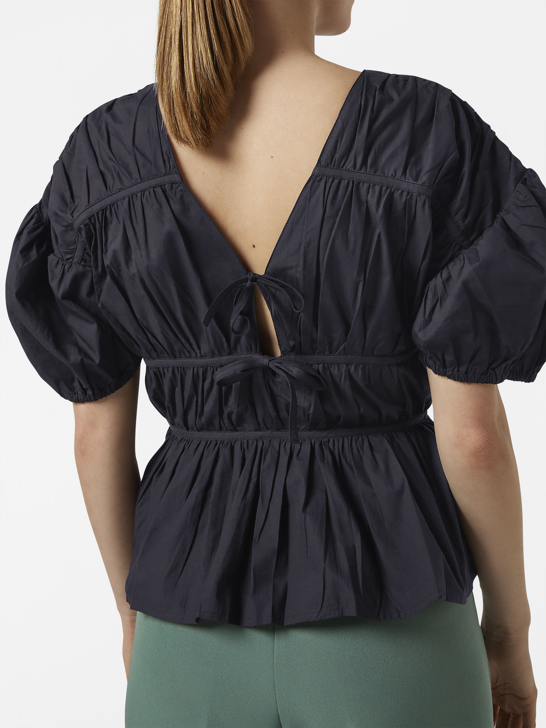 Gathered Cotton Top