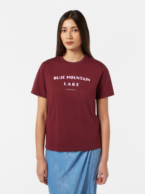 T-shirt coupe classique Blue Mountain Lake