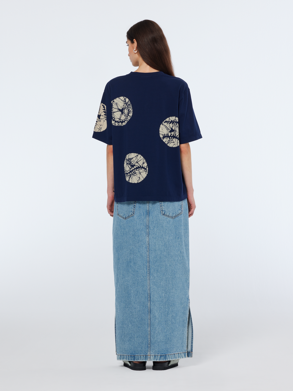 Baseball Batik Loose Fit T-Shirt