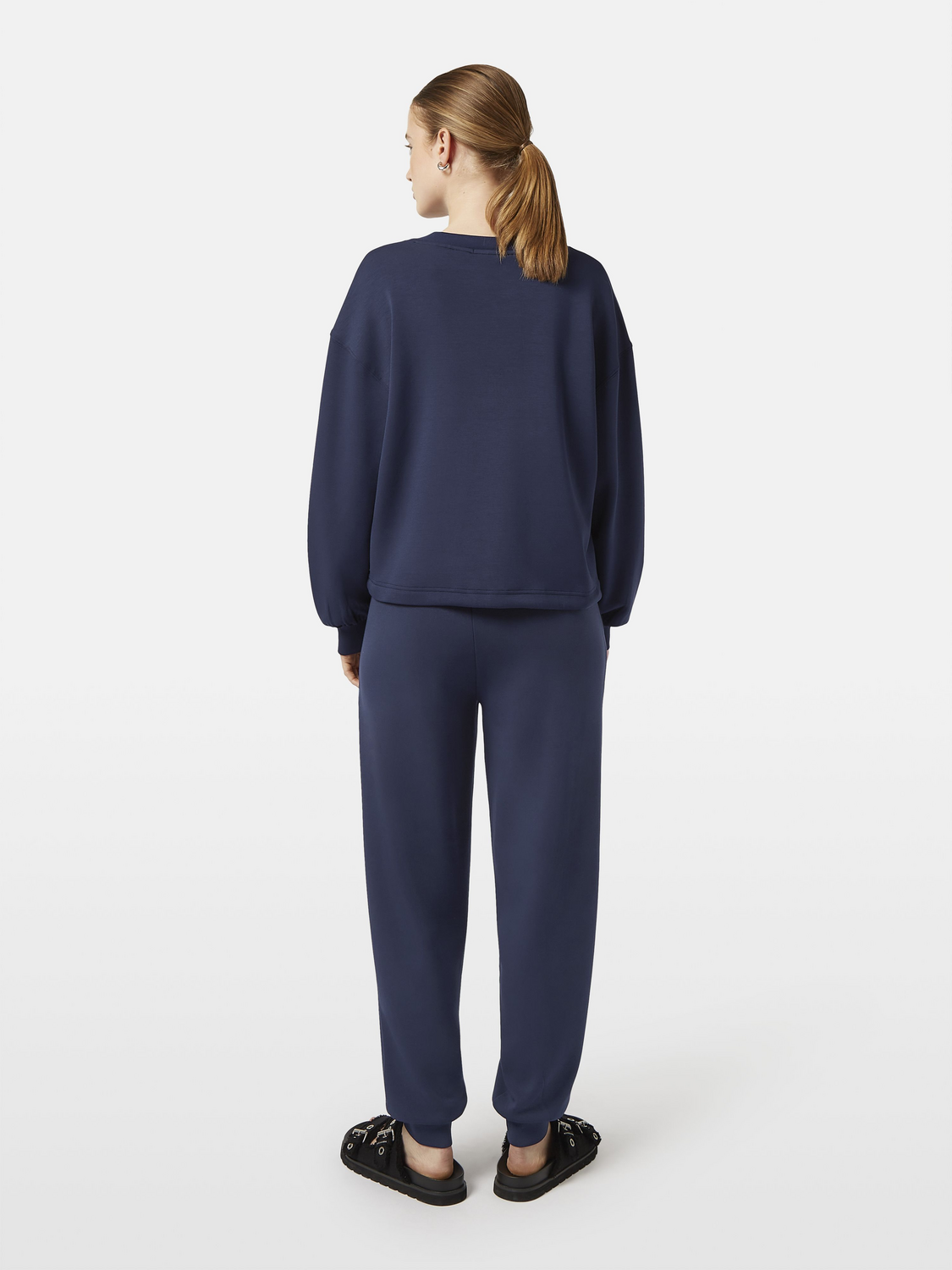 V-Neck Modal Sweatshirt