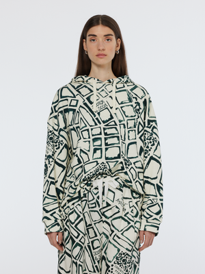 Amsterdam City Kapuzenpullover mit Aufdruck