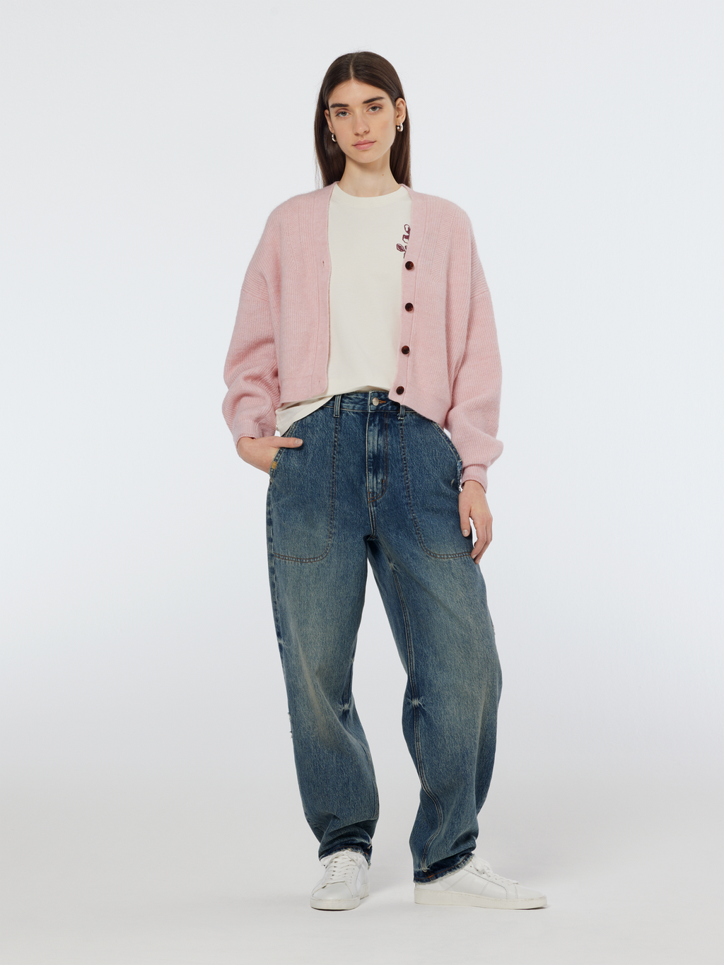 Fuzzy Relaxed Cardigan